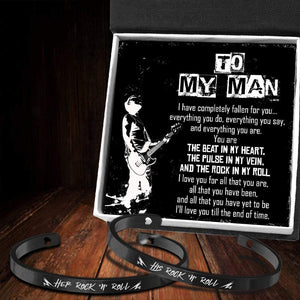 Couple Bracelets - Guitar - To My Man - You Are The Pulse In My Vein - Gbt26035