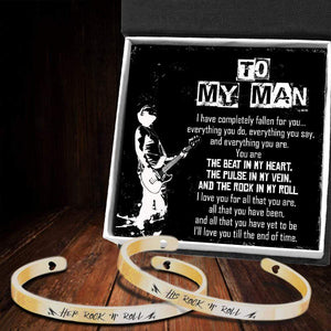 Couple Bracelets - Guitar - To My Man - You Are The Pulse In My Vein - Gbt26035