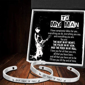 Couple Bracelets - Guitar - To My Man - You Are The Pulse In My Vein - Gbt26035