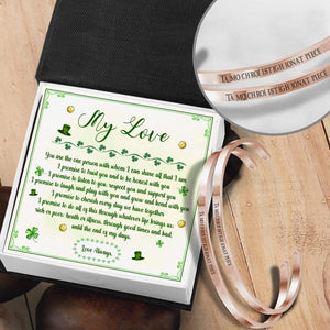 Couple Bracelets - To My Love - Tá Mo Chroí Istigh Ionat - Gbt13021