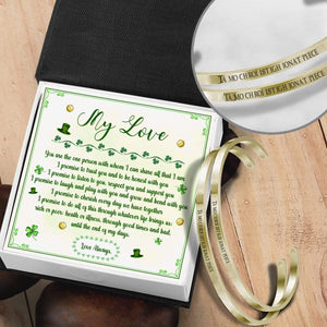 Couple Bracelets - To My Love - Tá Mo Chroí Istigh Ionat - Gbt13021