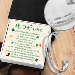 Couple Bracelets - To My Only Love - Tá Mo Chroí Istigh Ionat - Gbt13022