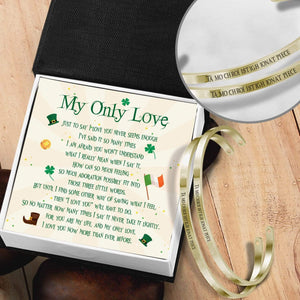 Couple Bracelets - To My Only Love - Tá Mo Chroí Istigh Ionat - Gbt13022