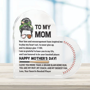 Crystal Plague - Baseball - To My Mom - I Love You More Than A Grand Slam Home Run - Gznf19007