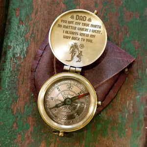 Engraved Compass - Viking - To My Dad - From Daughter - You Are My True North - Gpb18032