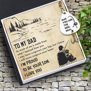 Engraved Fishing Hook - Fishing - From Son - To My Dad - I'm Proud To Be Your Son - Gfa18019