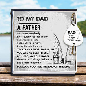 Engraved Fishing Hook - Fishing - From Son - To My Dad - You Are My Best Friend - Gfa18025