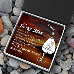 Engraved Fishing Hook - Fishing - To My Man - Forever Together - Gfa26009