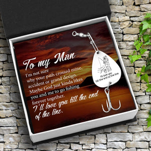 Engraved Fishing Hook - Fishing - To My Man - Forever Together - Gfa26009