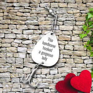 Engraved Fishing Hook - Fishing - To My Man - I Love You More Than You Love Fishing - Gfa26013