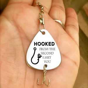 Personalized Engraved Fishing Hook - To My Husband - Hooked From The Second I Met You - Gfa14002