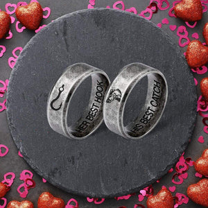 Fish Couple Ring - Fishing - To My Boyfriend - You Are The Greatest Catch Of My Life - Grld12001