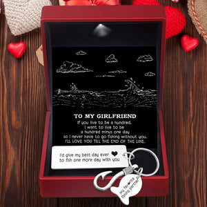Fishing Hook Keychain - To My Girlfriend - My Favorite Fishing Partner - Gku13002