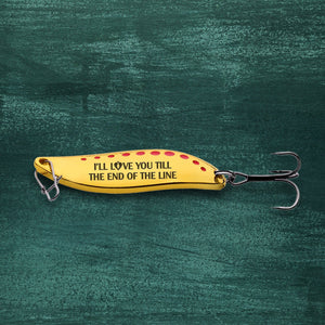 Fishing Spoon Lure - Fishing - To My Boyfriend - I Love You More Than You Love To Fish - Gfaa12003