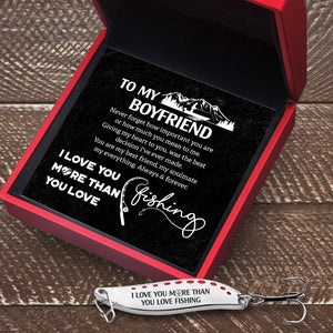 Fishing Spoon Lure - Fishing - To My Boyfriend - You Are My Best Friend, My Soulmate My Everything - Gfaa12004