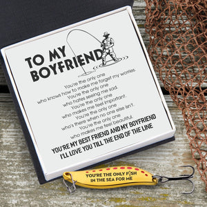 Fishing Spoon Lure - Fishing - To My Boyfriend - You're My Best Friend And My Boyfriend - Gfaa12002