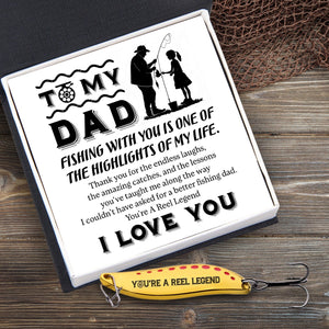 Fishing Spoon Lure - Fishing - To My Dad - The Highlights Of My Life - Gfaa18004