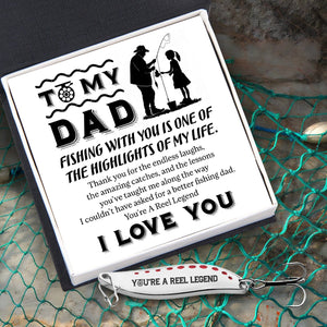 Fishing Spoon Lure - Fishing - To My Dad - The Highlights Of My Life - Gfaa18004
