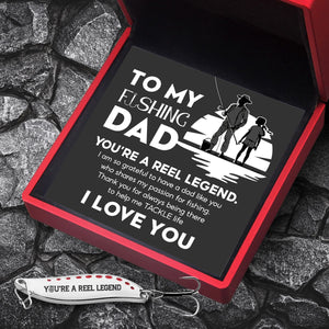 Fishing Spoon Lure - Fishing - To My Dad - You’re A Reel Legend - Gfaa18005
