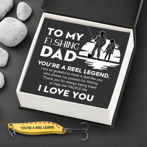Fishing Spoon Lure - Fishing - To My Dad - You’re A Reel Legend - Gfaa18005