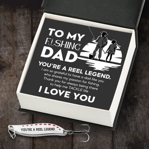Fishing Spoon Lure - Fishing - To My Dad - You’re A Reel Legend - Gfaa18005