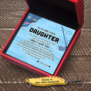 Fishing Spoon Lure - Fishing - To My Daughter - I Reel-y Love You - Gfaa17001