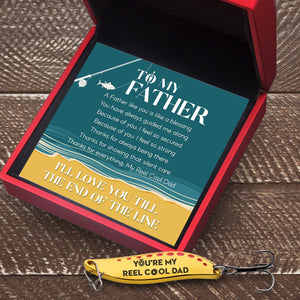 Fishing Spoon Lure - Fishing - To My Father - I'll Love You Till The End Of The Line - Gfaa18001