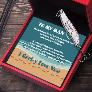 Fishing Spoon Lure - Fishing - To My Man - I Reel-y Love You - Gfaa26003