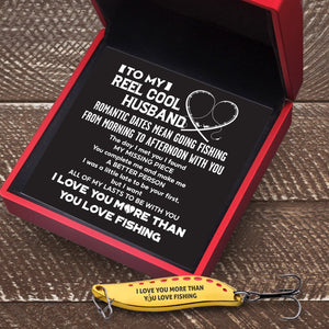 Fishing Spoon Lure - Fishing - To My Reel Cool Husband - I Love You - Gfaa14003