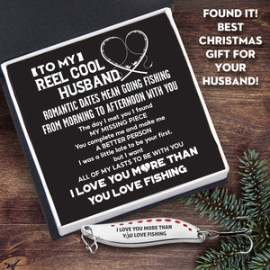 Fishing Spoon Lure - Fishing - To My Reel Cool Husband - I Love You - Gfaa14003