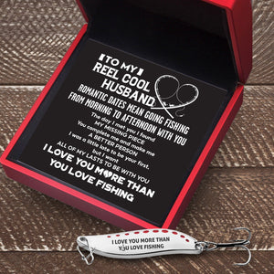 Fishing Spoon Lure - Fishing - To My Reel Cool Husband - I Love You - Gfaa14003