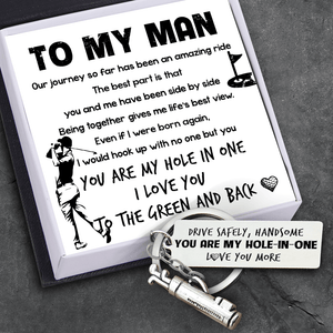 Golf Charm Keychain - Golf - To My Man - I Would Hook Up With No One But You - Gkzp26001