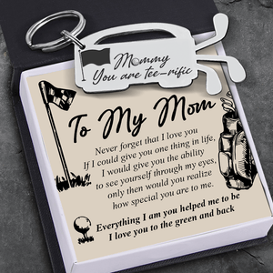 Golf Club Bag Keychain - Golf - To My Mom - Never Forget That I Love You - Gkew19004