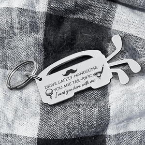 Golf Club Bag Keychain - Golf - To My Par-fect Man - You Are My Hole-In-One - Gkew26001