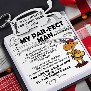 Golf Club Bag Keychain - Golf - To My Par-Fect Man - You Are The Best Decision I Ever Made - Gkew26007