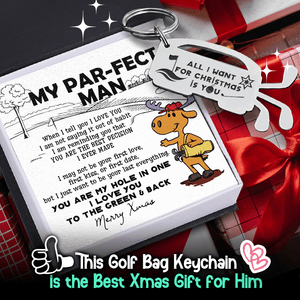 Golf Club Bag Keychain - Golf - To My Par-Fect Man - You Are The Best Decision I Ever Made - Gkew26007