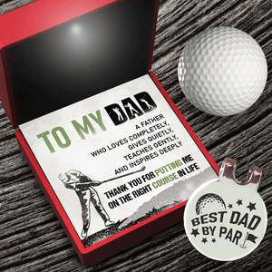 Golf Marker - Golf - To My Dad - Thank You - Gata18016