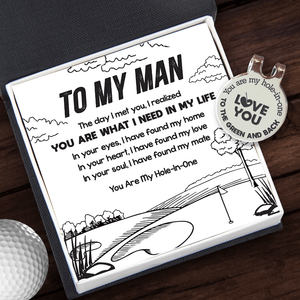 Golf Marker - Golf - To My Man - You Are My Hole-In-One - Gata26014