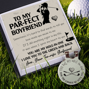 Golf Marker - Golf - To My Par-fect Boyfriend - How Much You Mean To Me - Gata12002