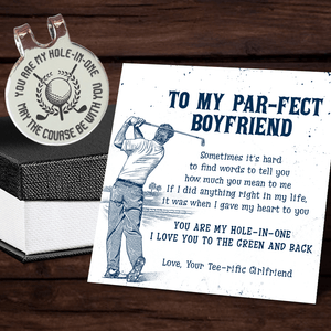 Golf Marker - Golf - To My Par-fect Boyfriend - How Much You Mean To Me - Gata12006