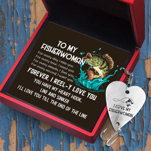 Heart Fishing Lure - Fishing - To My Fisherwoman - You Have My Heart Hook, Line and Sinker - Gfc13002