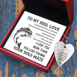 Heart Fishing Lure - Fishing - To My Reel Love - I Love You More Than You Love Fishing - Gfc13005