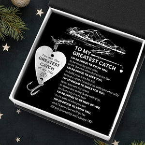 Heart Fishing Lure - To My Greatest Catch - All My Love Today And Always - Gfc24002