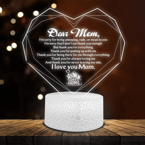 Heart Led Light - Family - To Mom - Thank You For Everything - Glca19002