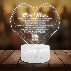 Heart Led Light - Family - To Mom - Thank You For Everything - Glca19002