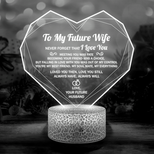 Heart Led Light - Family - To My Future Wife - You're My Best Friend, My Soulmate, My Everything - Glca25007