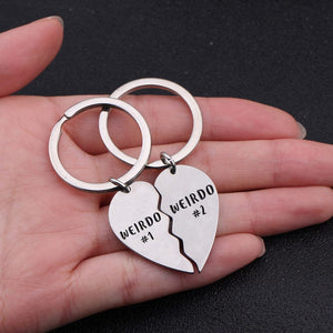 Heart Puzzle Keychain - Skull - To My Boyfriend - I Had No Control - Gkf12001
