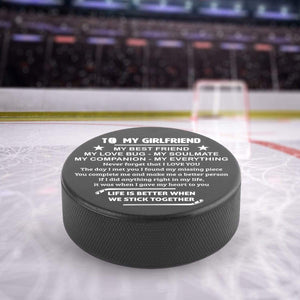 Hockey Puck - Hockey - To My Girlfriend - You Make Me A Better Person - Gai13005