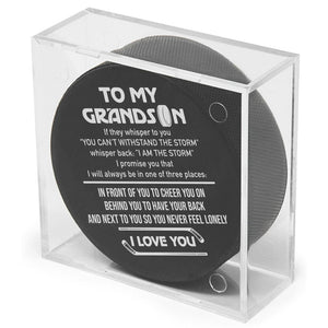 Hockey Puck - Hockey - To My Grandson - I Am The Storm - Gai22008