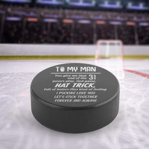 Hockey Puck - Hockey - To My Man - Let's Stick Together Forever And Always - Gai26006